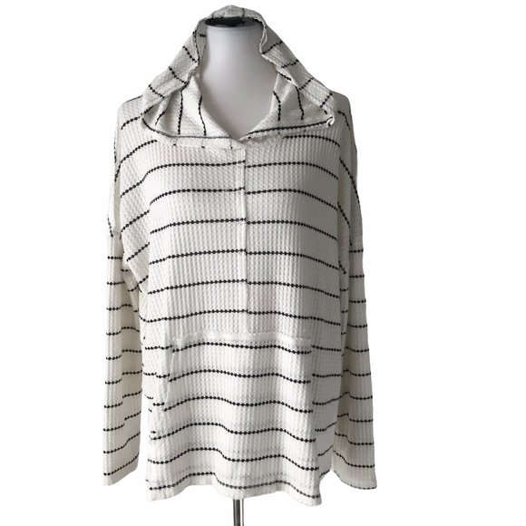 Billabong Tops - Billabong Thermal Hooded Relaxed Top Shirt #908